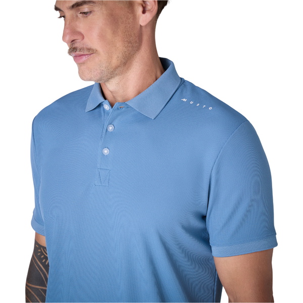 2026 Musto Herre Evo Crew Pro Lite Polo 84220 - Storm Cloud